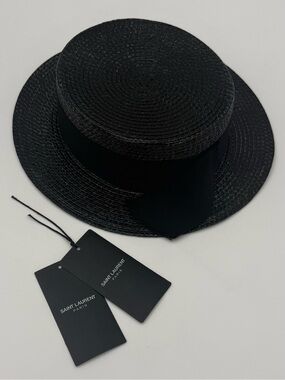 Saint Laurent | Accessories | Saint Laurent Black Frayed  display picture 1